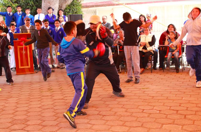 Knock-Out contra la delincuencia en Tetla